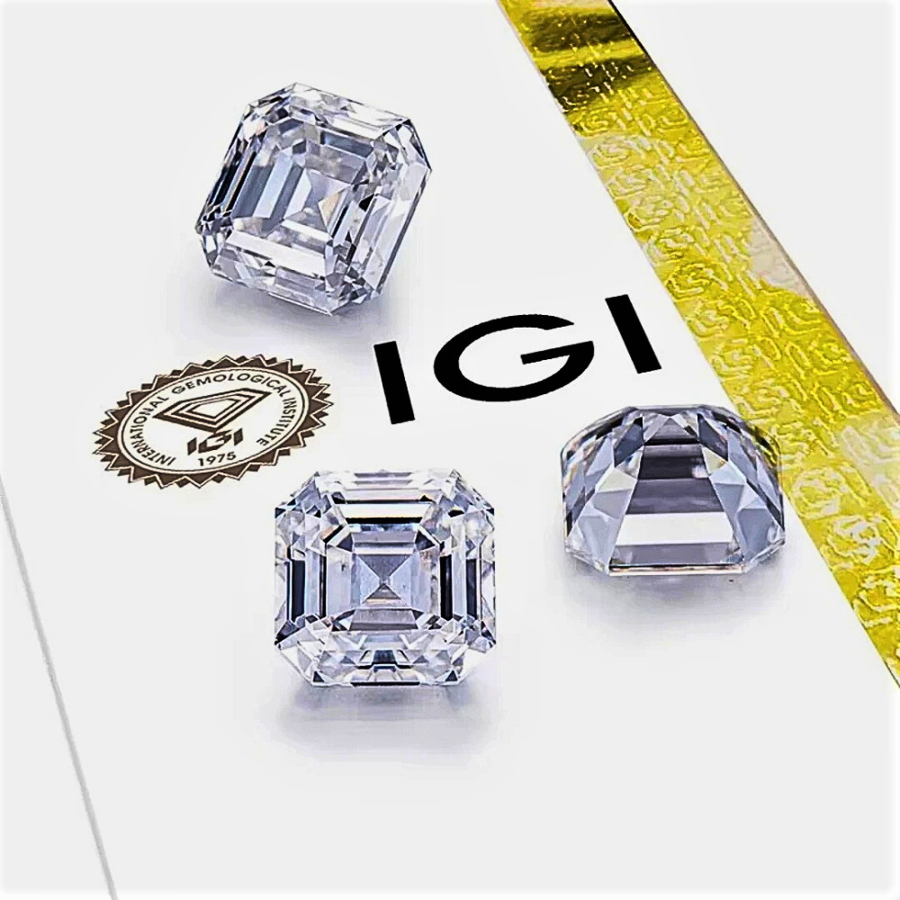 Diamanti Lab Grown Taglio Asscher da ct 1,00 a ct 5,00