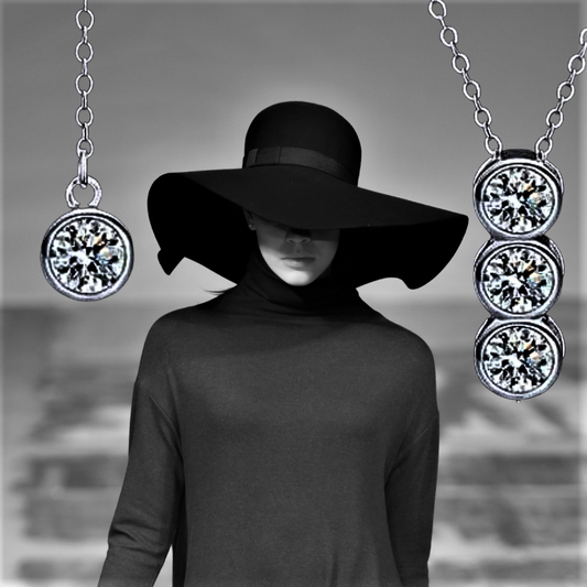 "Line of Light" Necklace - Charm and Minimalist Splendor