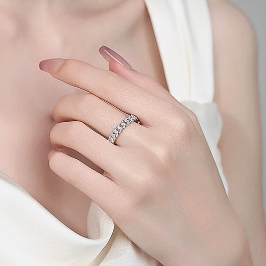 Fedina a maglie rigide con Moissaniti