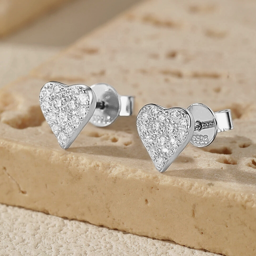 Mini Collezione di Orecchini a Bottone con Moissaniti