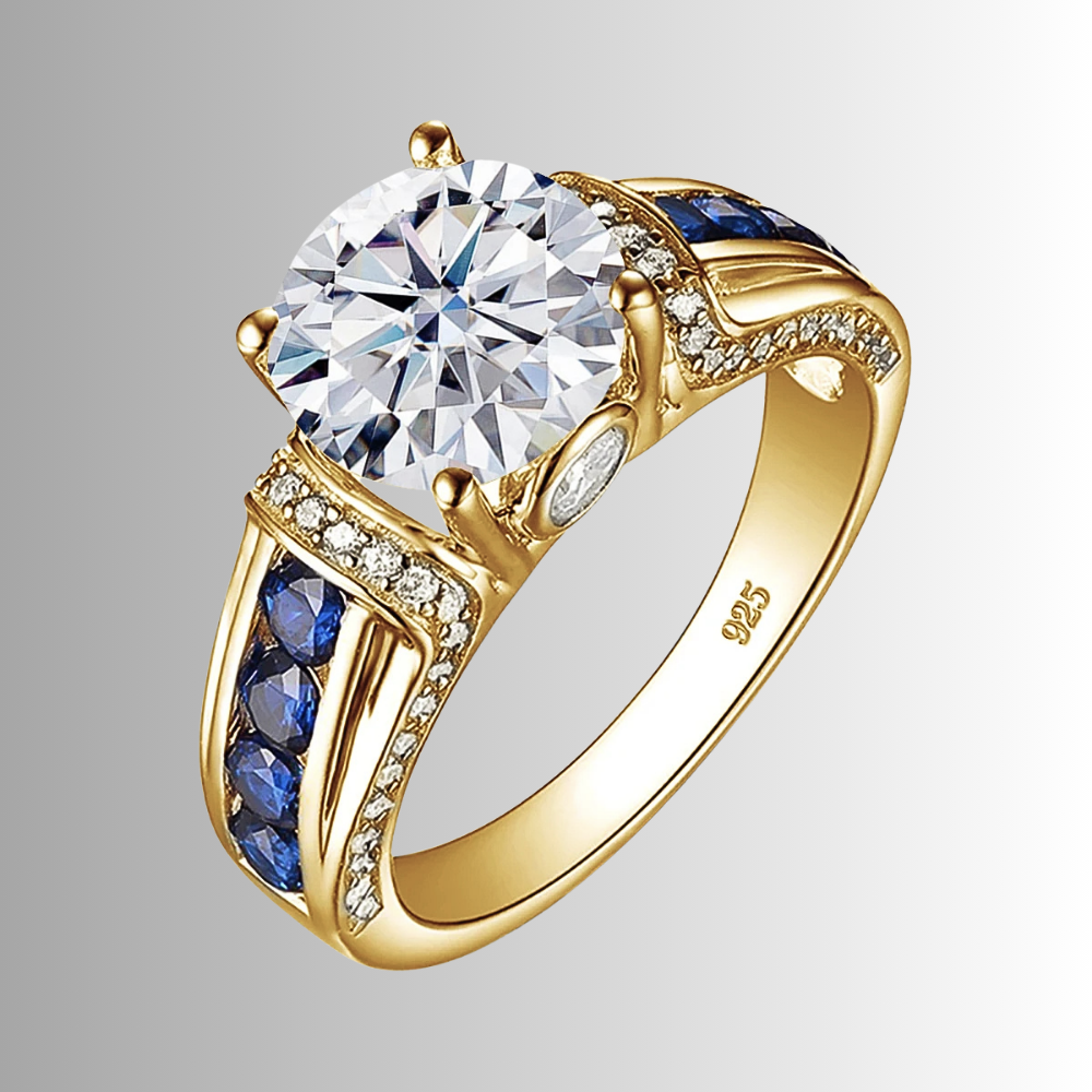 Fascia in Moissaniti con pietra centrale da ct 2,00