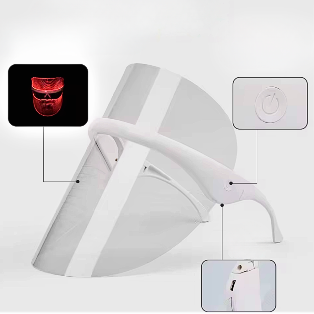 Maschera a 7 LED Fotonici da Viaggio
