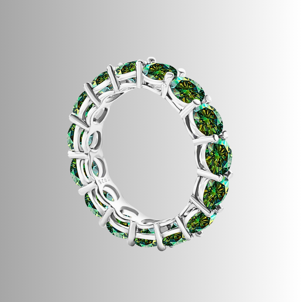 Eternity con Moissaniti Colorate per ct 7,00