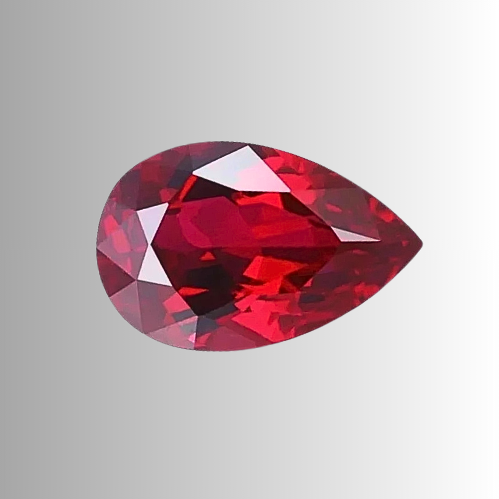 Rubini Lab Grown Taglio Goccia