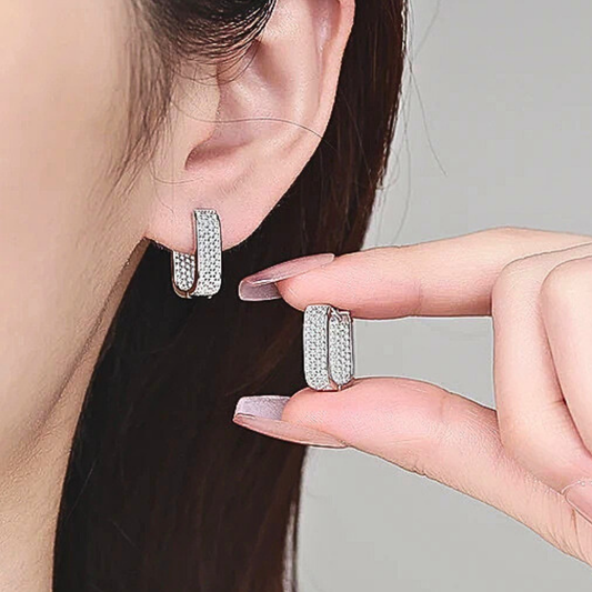 Orecchini con Pavè di Moissaniti per ct 0,92