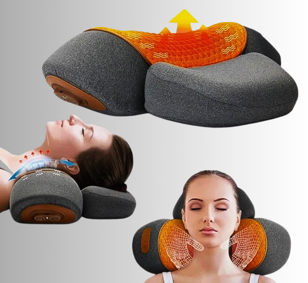 Cuscino Ortopedico Massaggiante per Dolori Cervicali