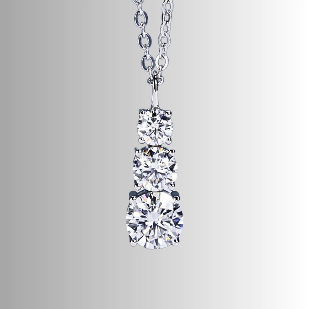 Collana Trilogy con Moissaniti per ct 1,80