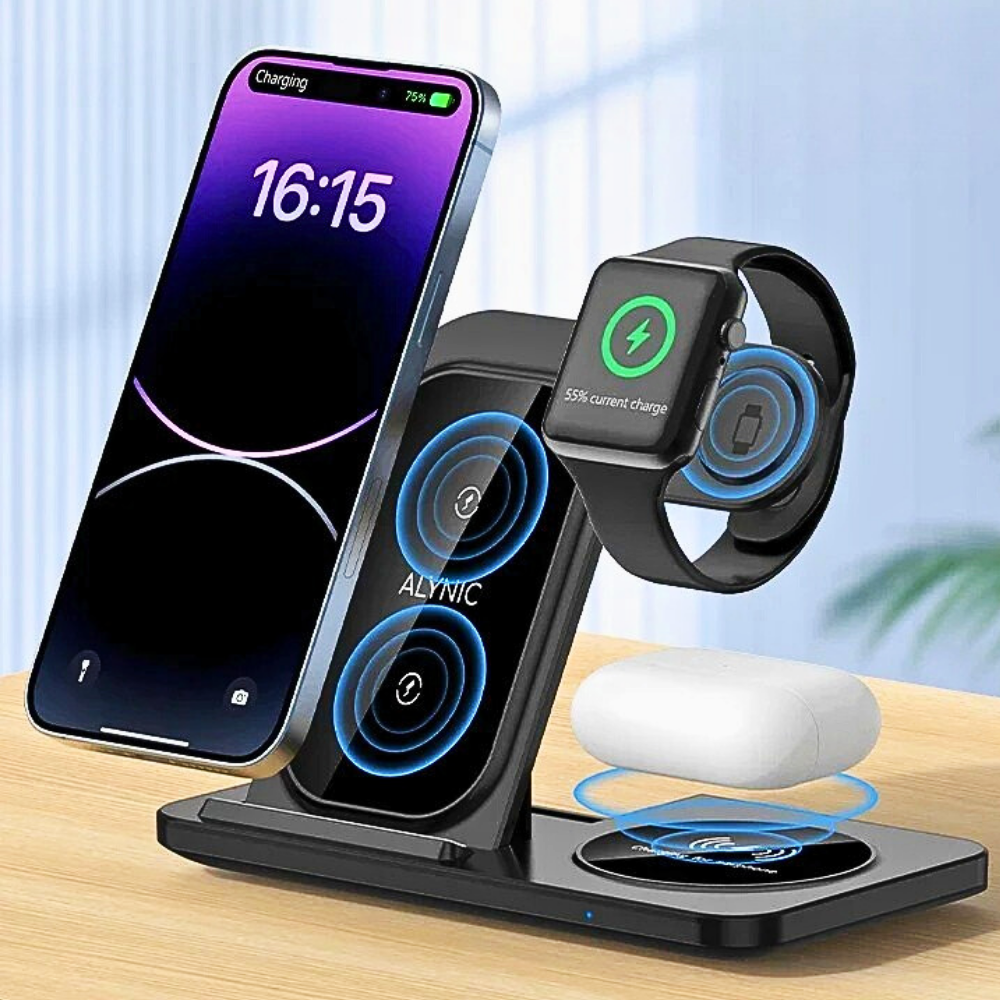 Stazione di Ricarica Wireless da 300W per dispositivi Apple