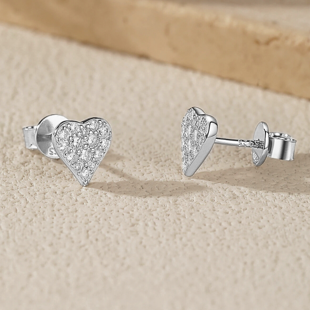 Mini Collezione di Orecchini a Bottone con Moissaniti