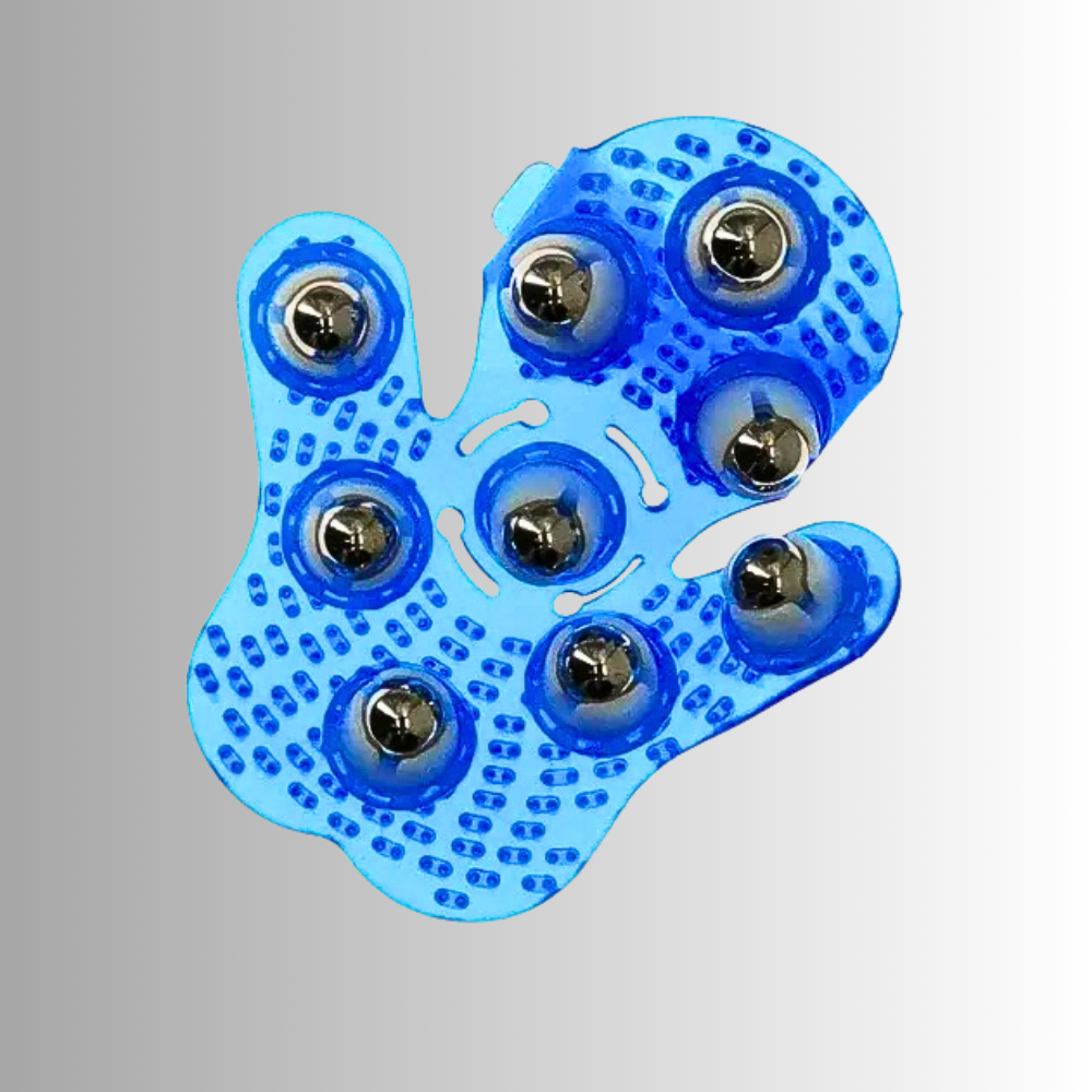 Guanto Anti Cellulite con 9 sfere rotanti in acciaio medicale