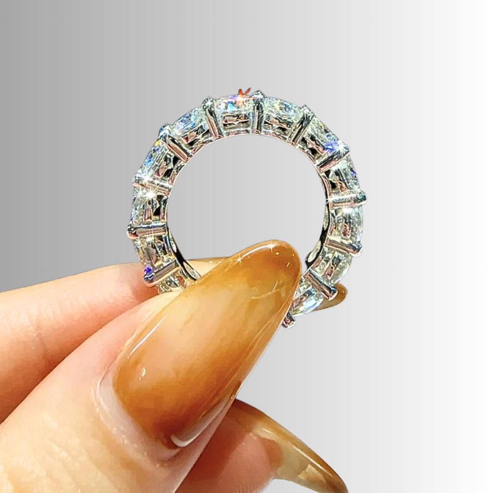 Mini Collezione di Eternity con Moissaniti Colorate