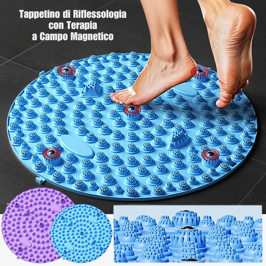 Tappetino Antiscivolo per Massaggio Plantare e Magnetoterapia