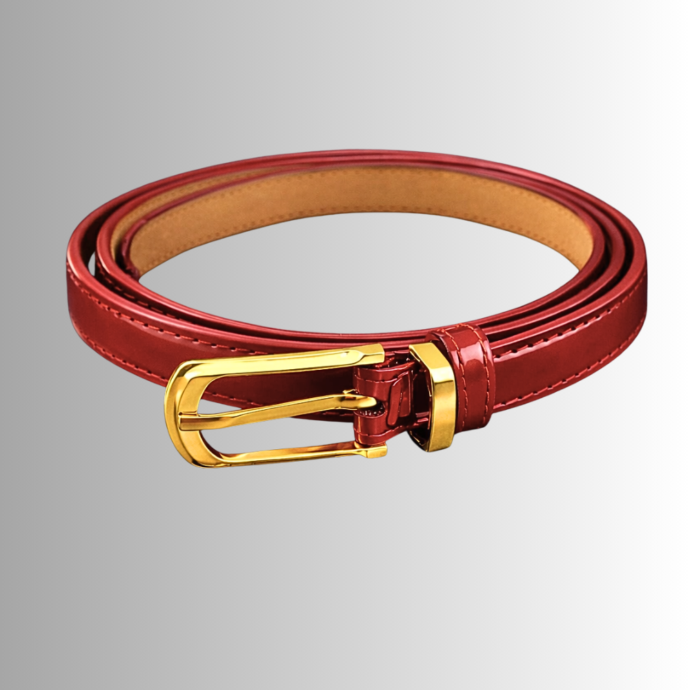 Cinturón Micro Patentado Un Toque de Color para Tus Conjuntos Casuales