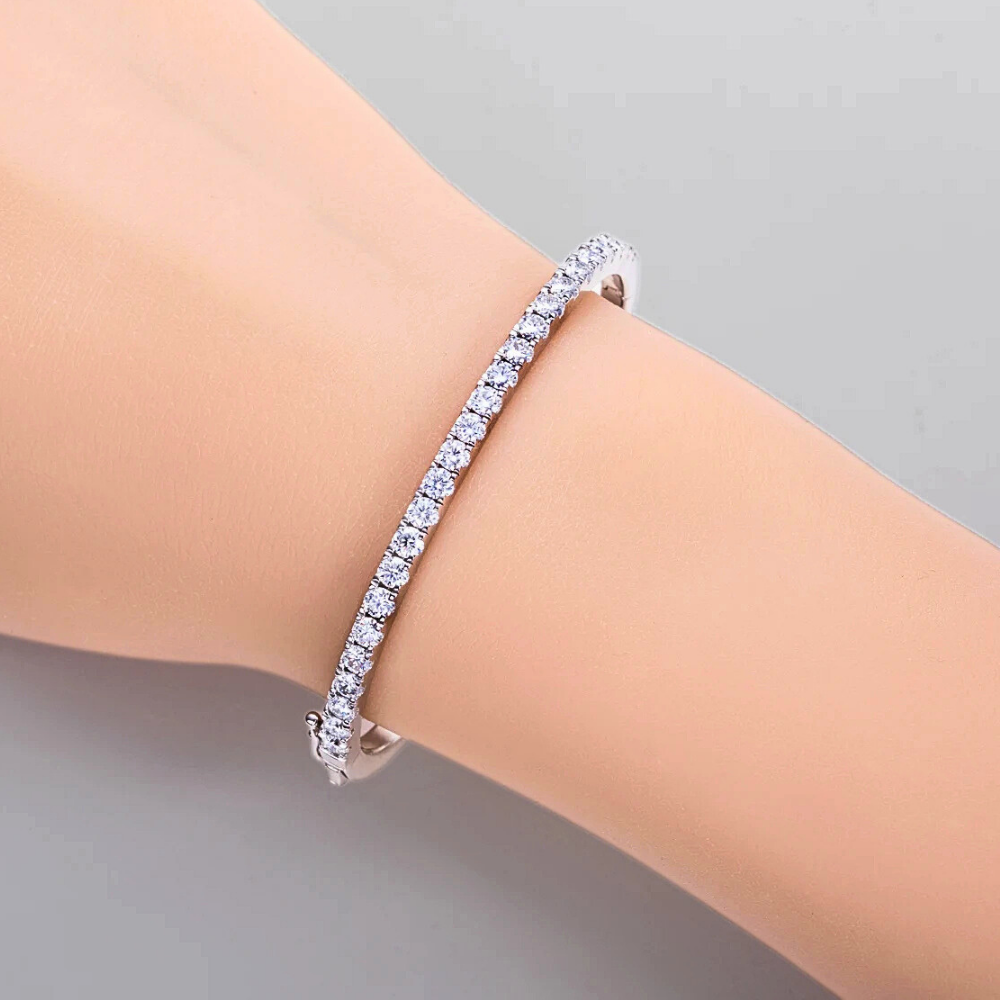 Bracciale Rigido con Moissaniti per ct 2,50