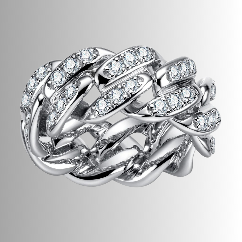 Fascia a Maglie Groumette con Moissaniti