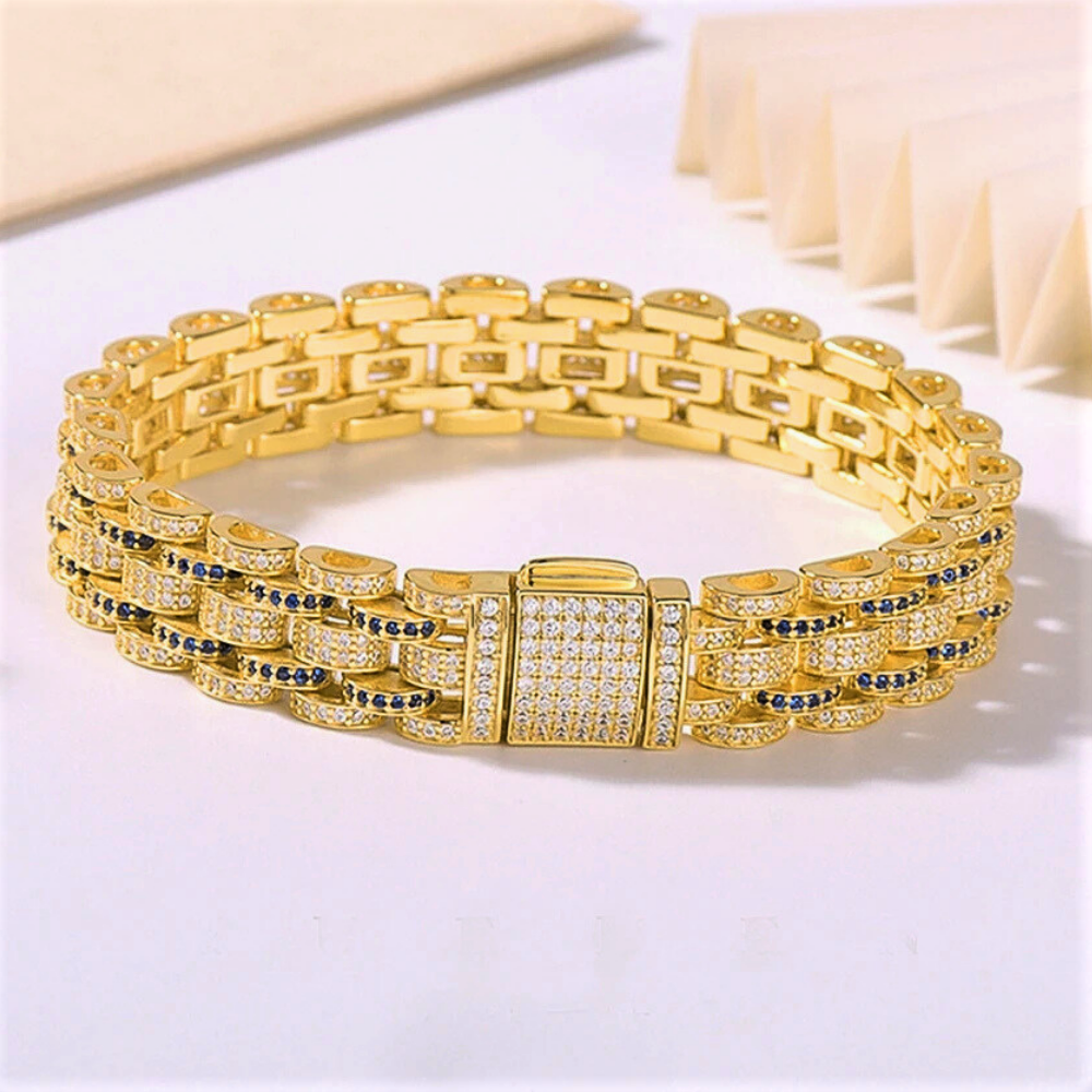 Bracciale a Cavallotti con Moissaniti