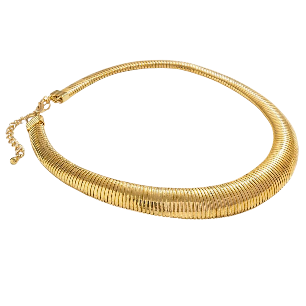 Collar "Gas Pipe Scaling": diseño de lujo y espiral