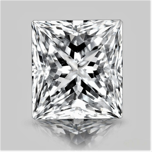Moissanite D Color VVS1 Taglio Princess Certificata