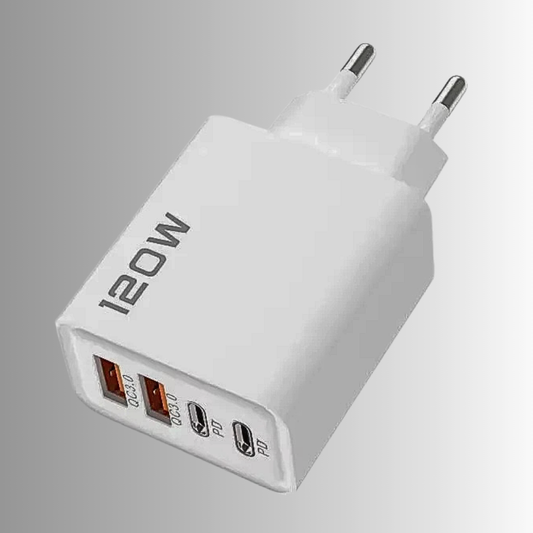 Caricabatterie 120W a 4 Porte