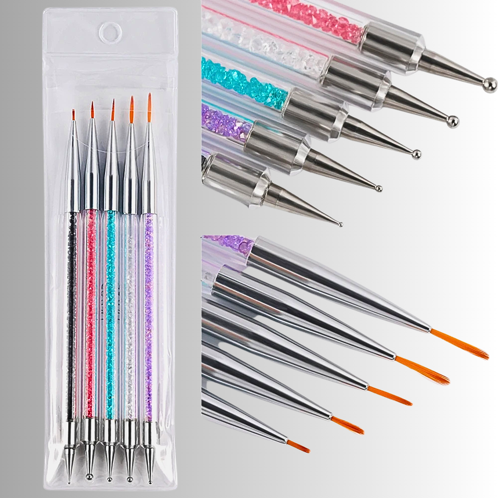 Set Professionale Pennelli per Nail Art e Make-Up