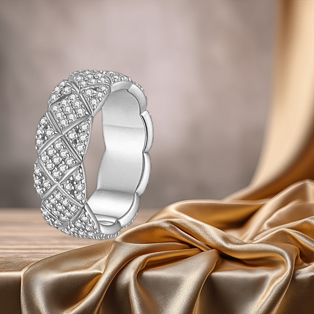 Fascia con Moissaniti D Color per ct 1,53