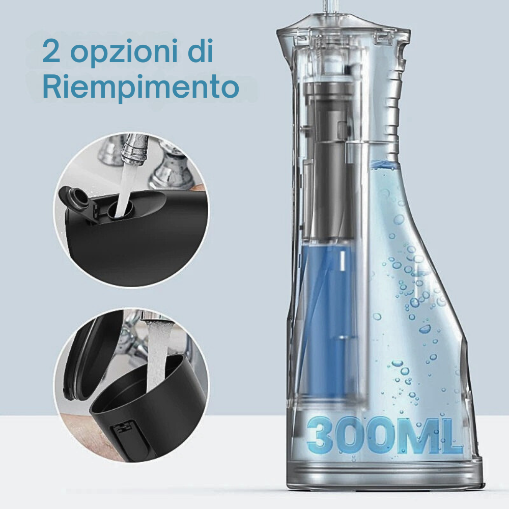 Idropulsore Dentale Cordless a 5 Potenze