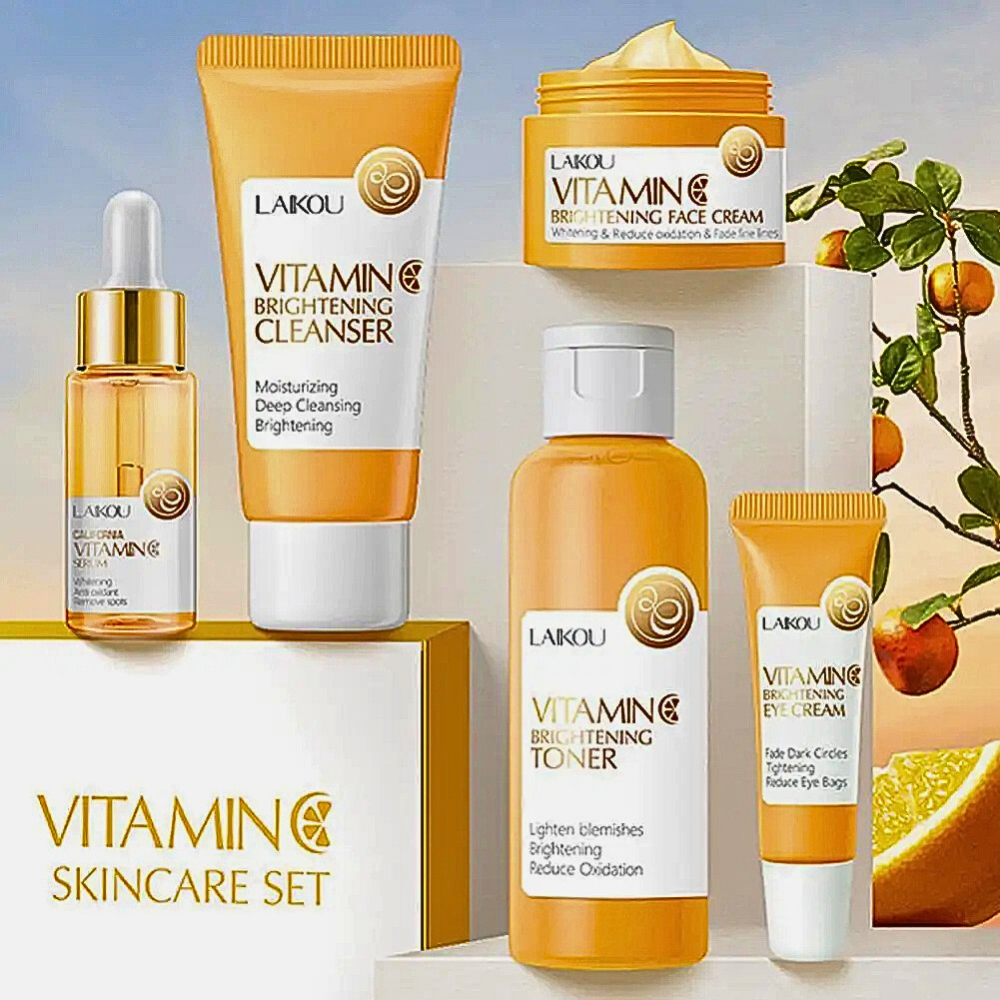Kit Skin Care alla Vitamina C – Trattamento completo in 5 step