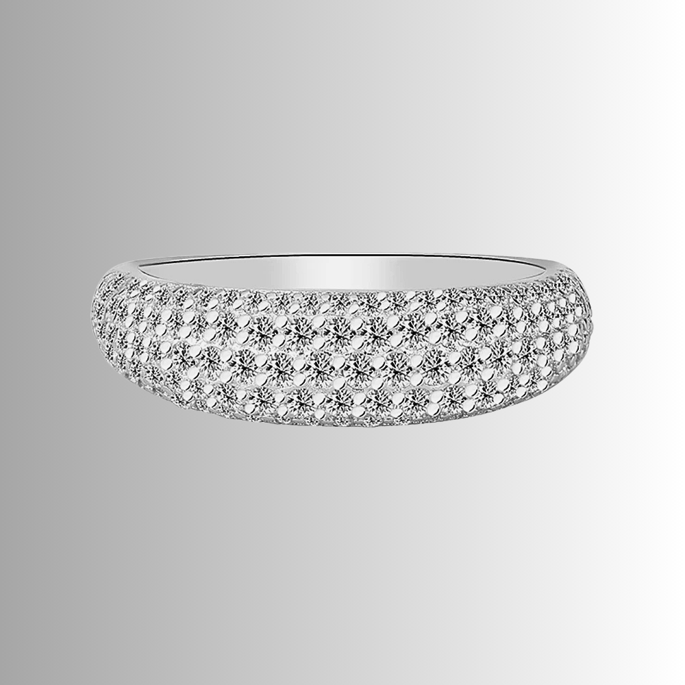 Fascetta con Moissaniti per ct 1,00