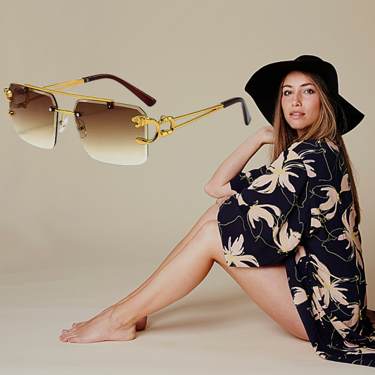 Gafas de sol de moda con lentes degradadas