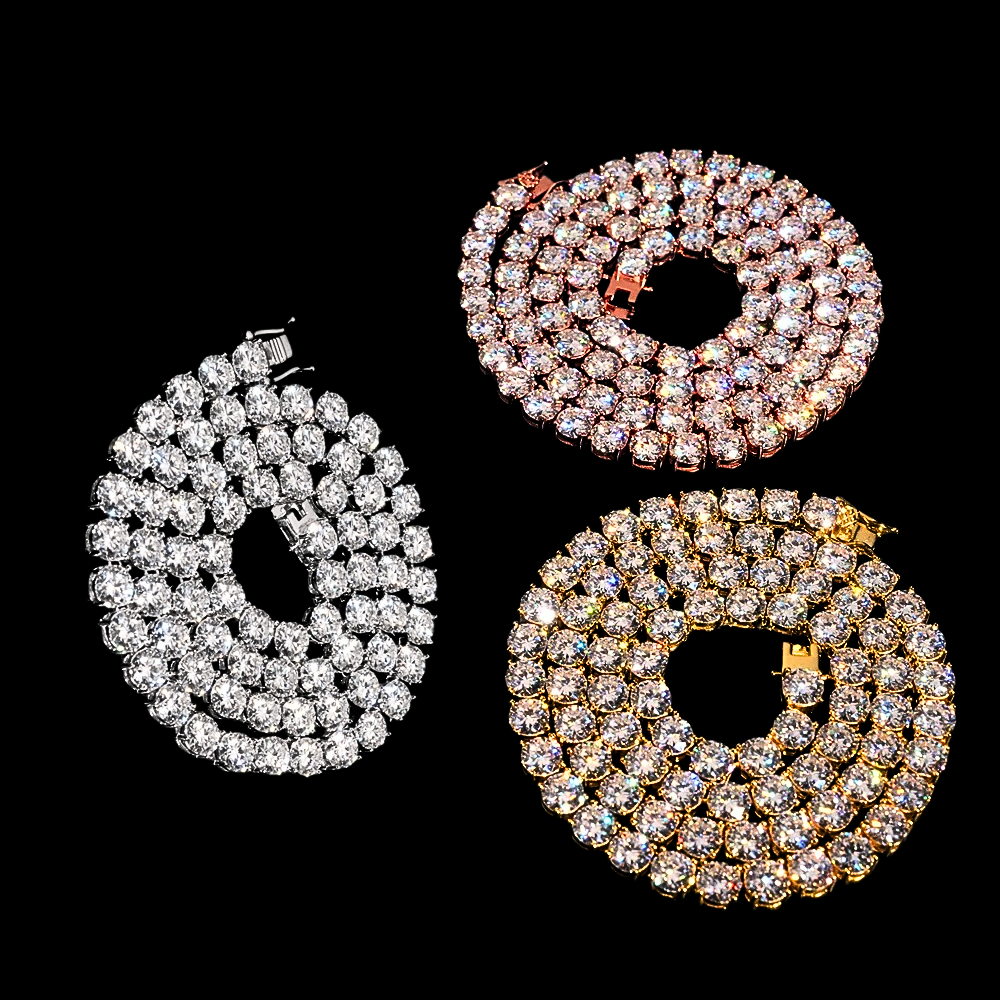 Bracciale  e Collana Tennis con Moissaniti da ct 1.00 cadauna