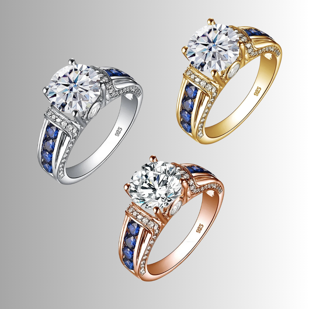 Fascia in Moissaniti con pietra centrale da ct 2,00