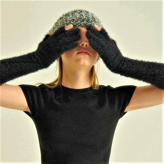 Guantes largos Elegancia y funcionalidad para un invierno cálido 