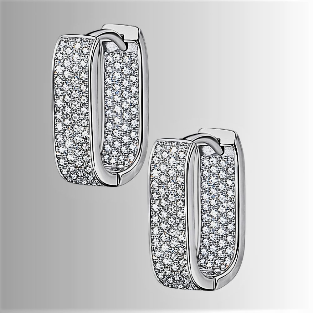 Orecchini con Pavè di Moissaniti per ct 0,92