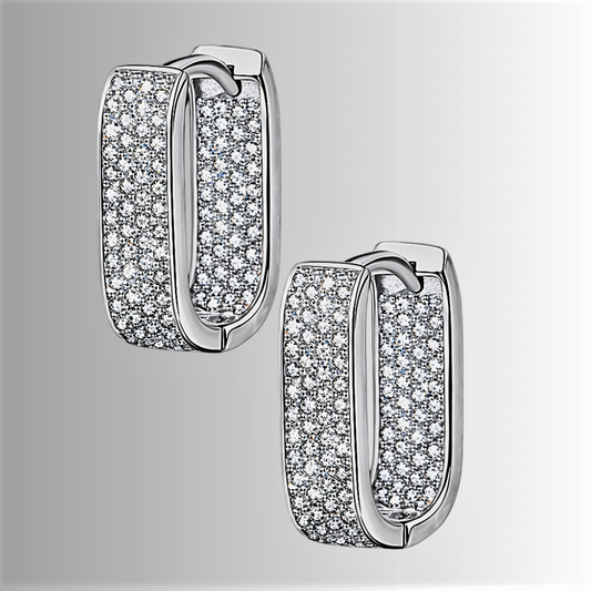 Orecchini con Pavè di Moissaniti per ct 0,92