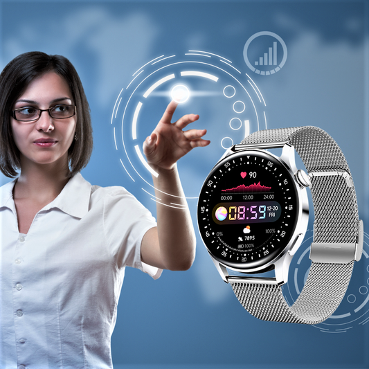 Smart Watch GlamLuxe: Health, Music and Payments, All on Your Wrist!