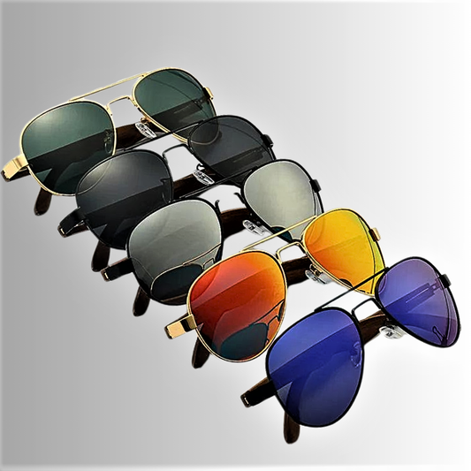 Gafas de sol de piloto de madera hechas a mano: homenaje a la naturaleza