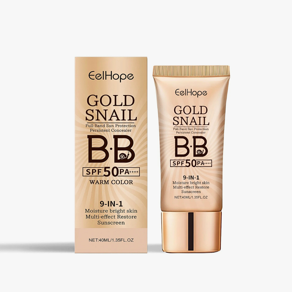 Crema BB e CC con Bava di Lumaca, Nicotinamide e Protezione Solare 50+