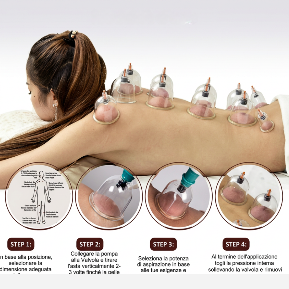 Set di Coppettazione Anti Cellulite
