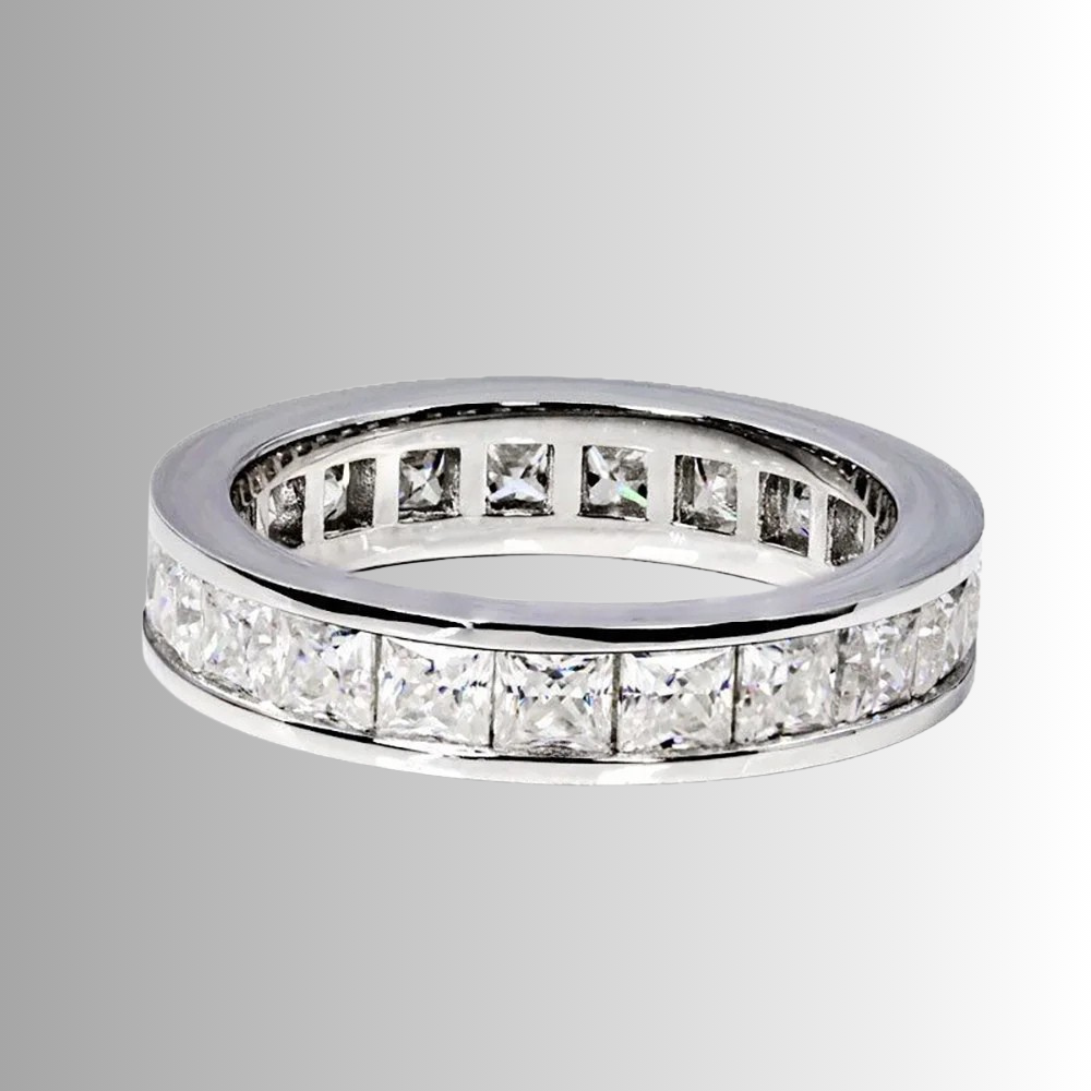 Mini Collezione di Fedine con Moissaniti Taglio Princess