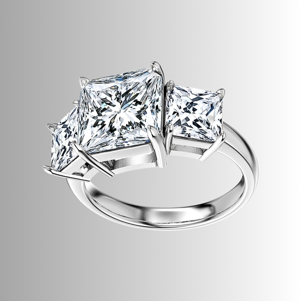 Trilogy con Moissaniti Taglio Princess per ct 6,40