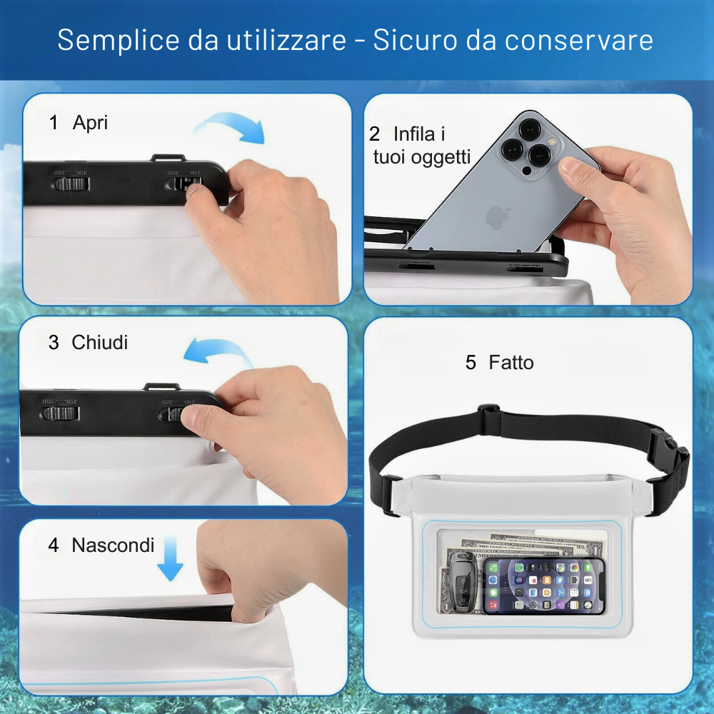 Borsa Impermeabile fino a 30 mt
