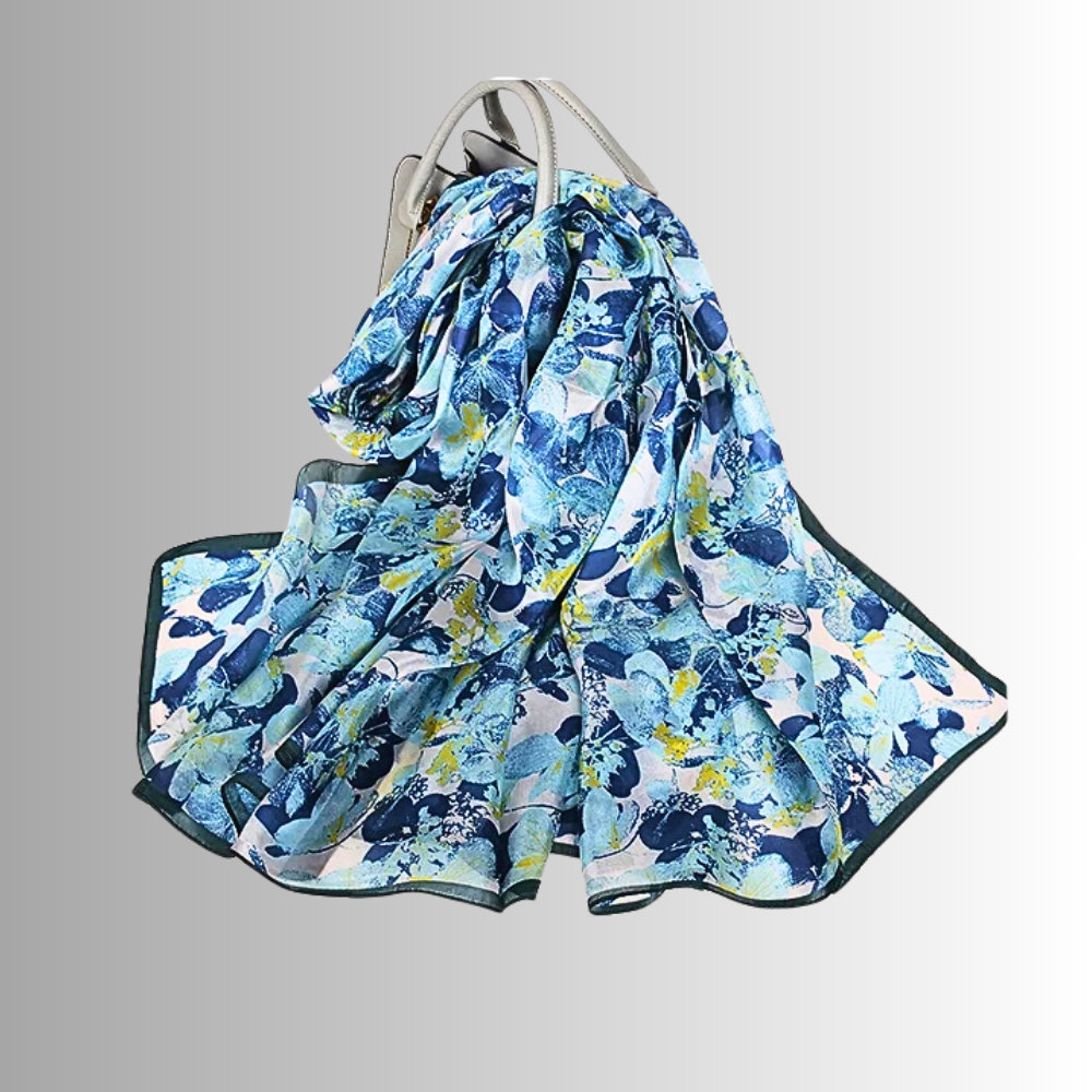 Foulard in Seta di Gelso con Stampe Floreali