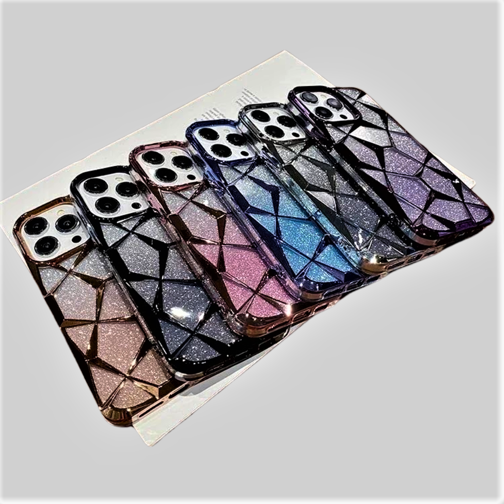 Cover Fashion Glitter e Forme 3D  per iPhone