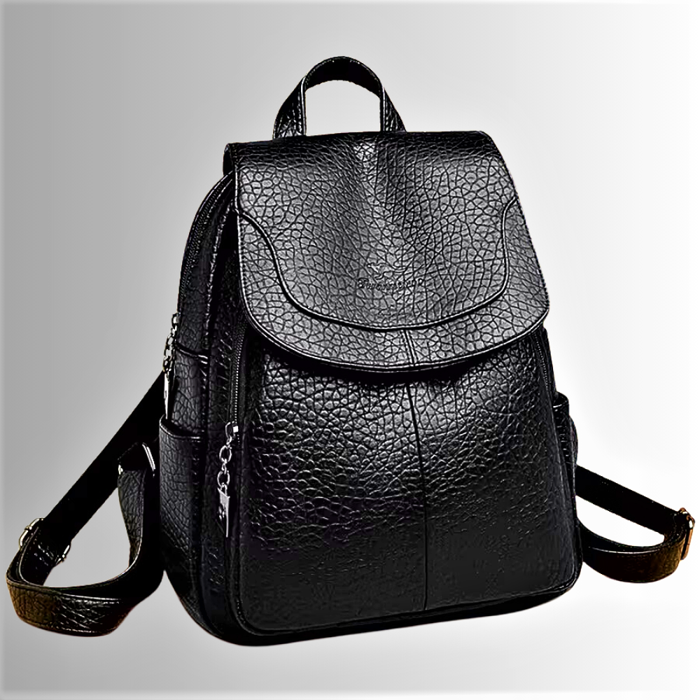 Mochila de piel de becerro martillada: lujo, refinamiento y artesanía