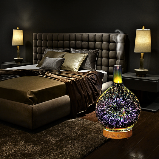 Lampada 3D e Diffusore per Aromaterapia