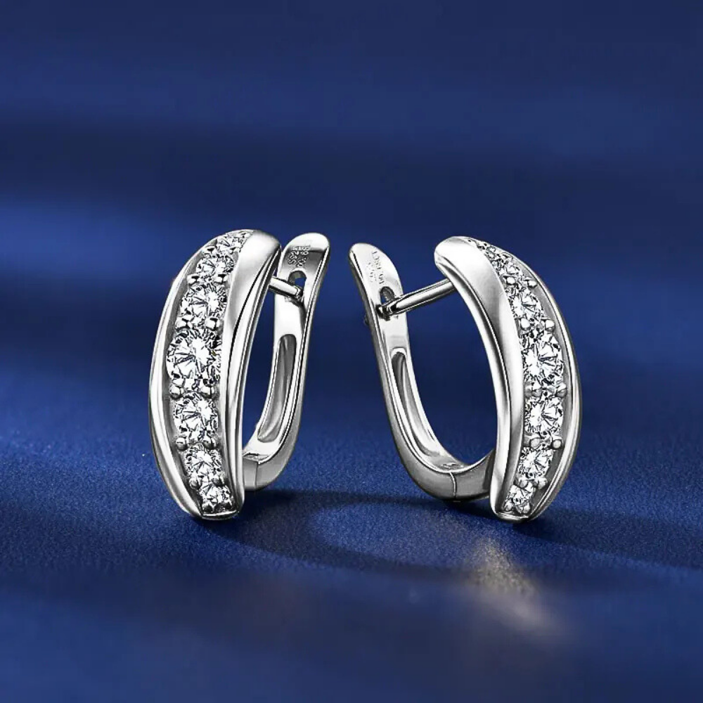 Orecchini a Monachella con Moissaniti per ct 0,68