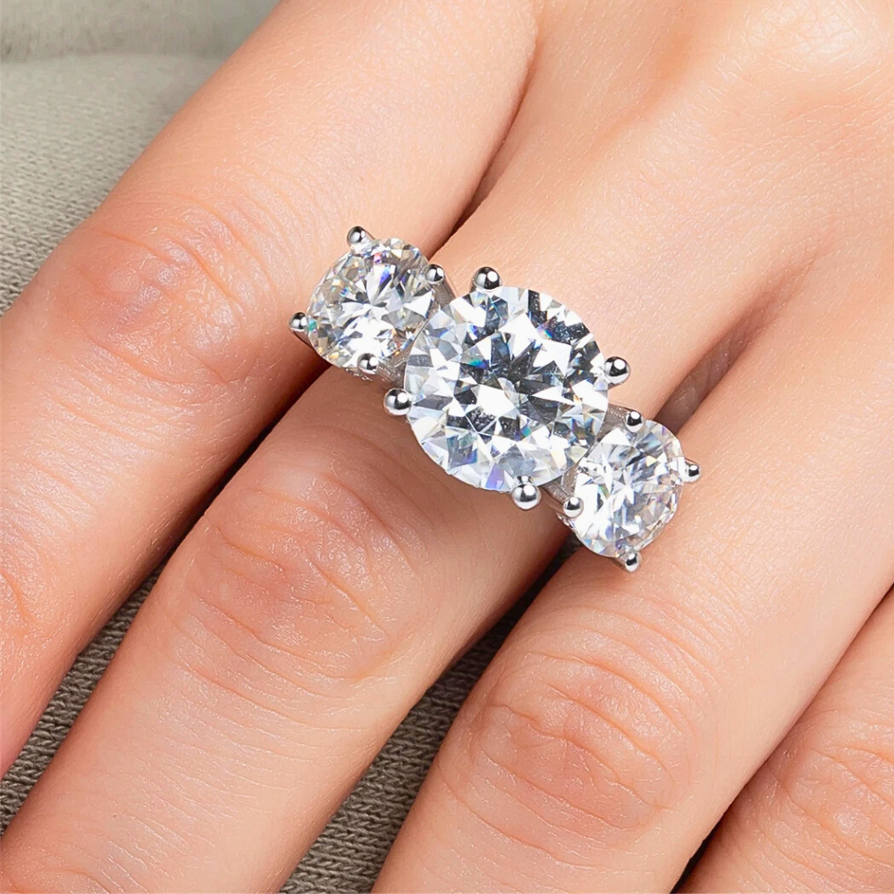 Trilogy 11 Carati – Collezione Moissanite GlamLuxe