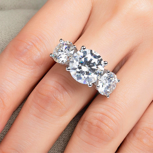 Trilogy 11 Carati – Collezione Moissanite GlamLuxe