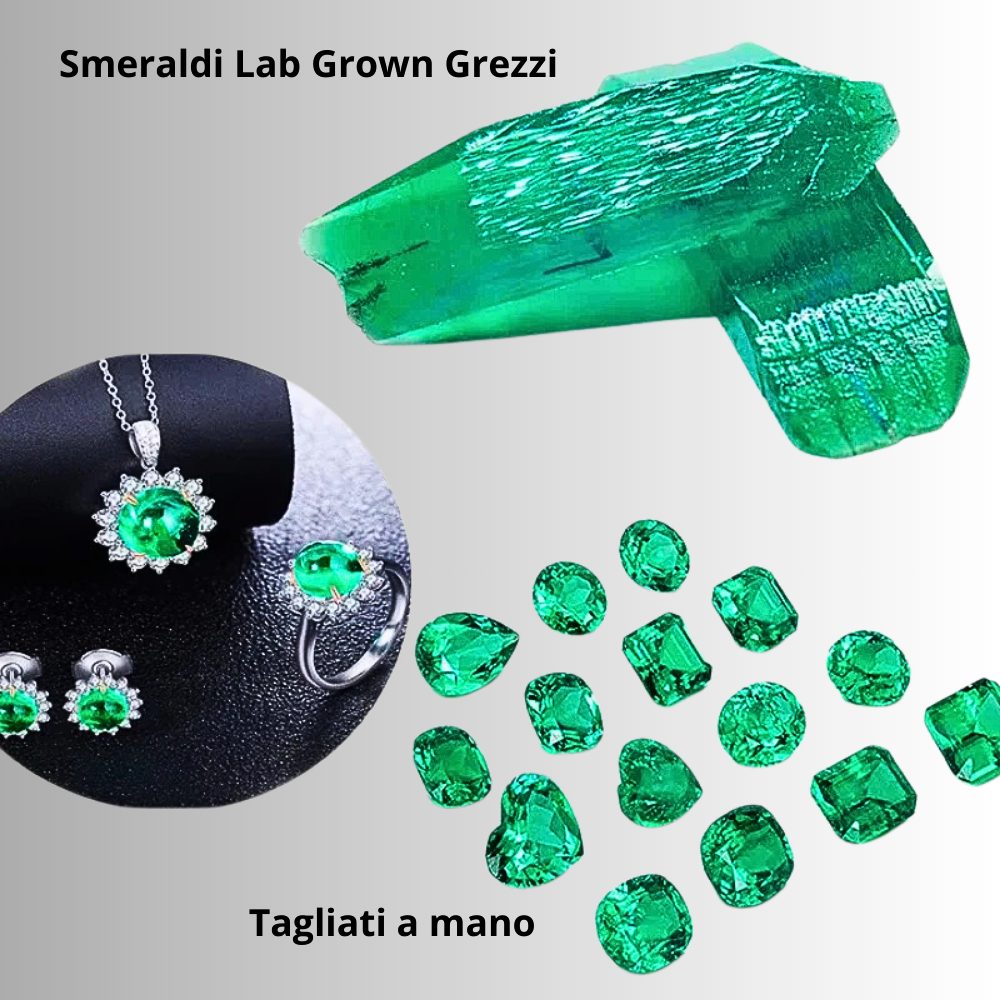 Smeraldo Colombiano Taglio Cuscino Allungato