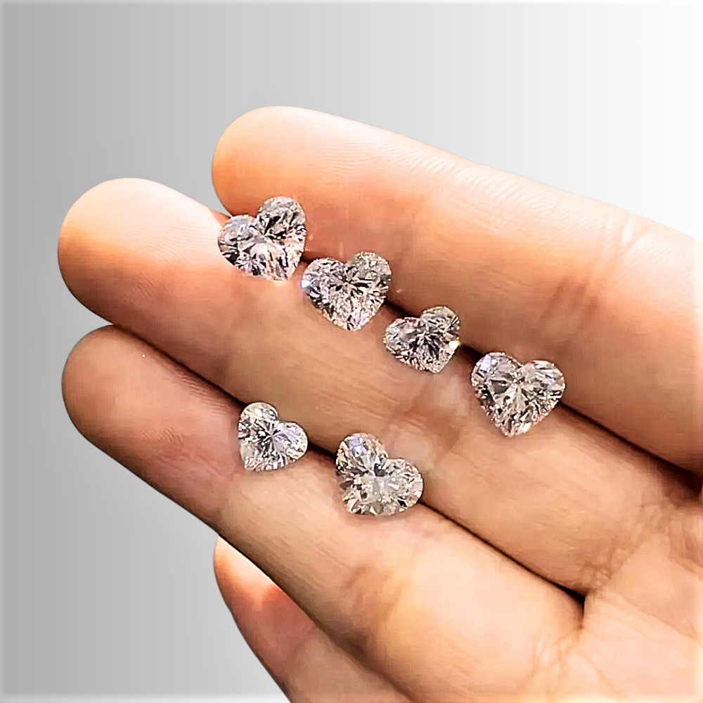 Diamanti Lab Grown Taglio Cuore da ct 1,00 a ct 5,00